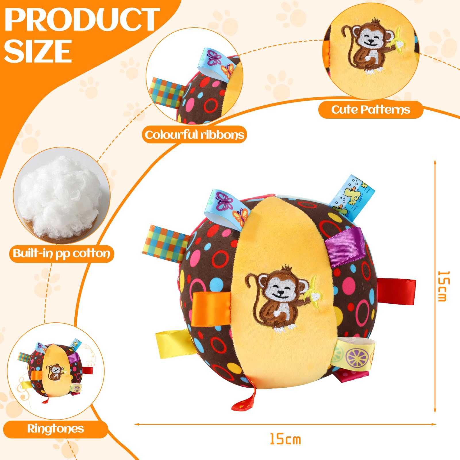 Football De Chien 7, 8 Pouces Indestructible BOR Ball Balle