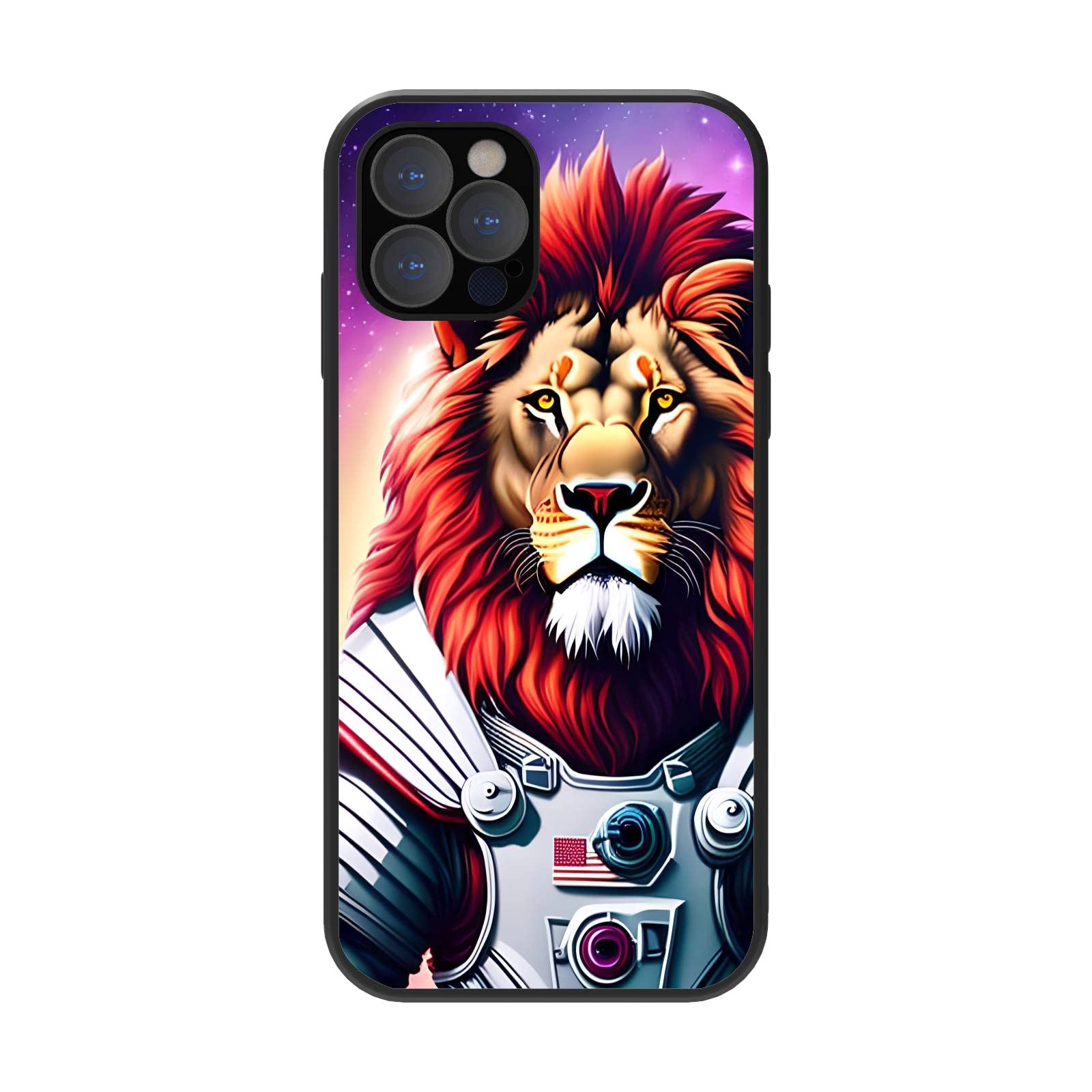Compatible with iPhone 14 Pro Max Phone case?Cool Lion Pattern?Drop Protection with Soft TPU Bumper