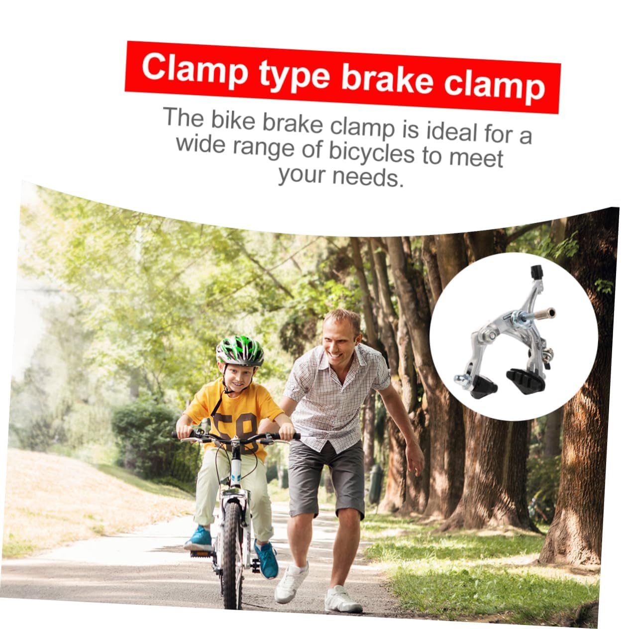 Mipcase Road Bicycle c Brake Caliper 1 Pair of Bike Brake Clamp Hidden Lock Nut for