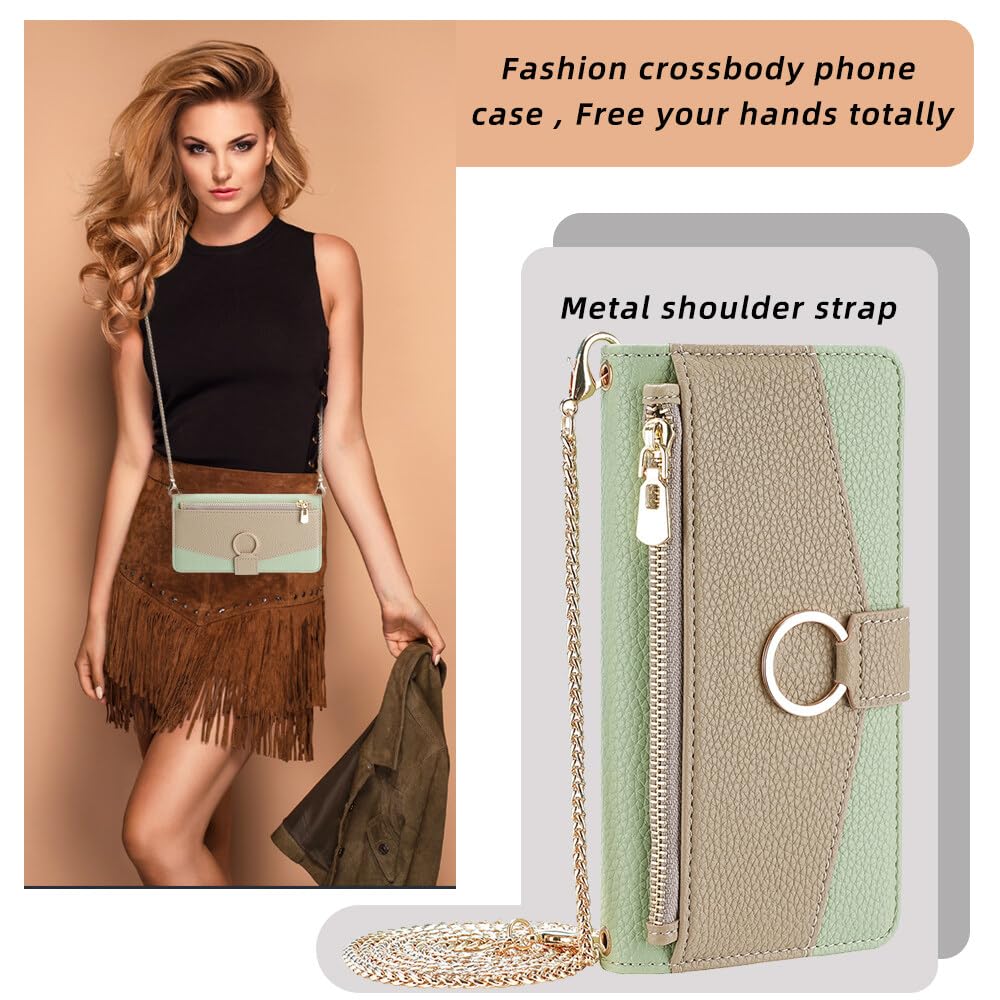 CasurvivePro Wallet Case for Motorola Moto G24 4G/G04 4G with Neck Strap - Image 4