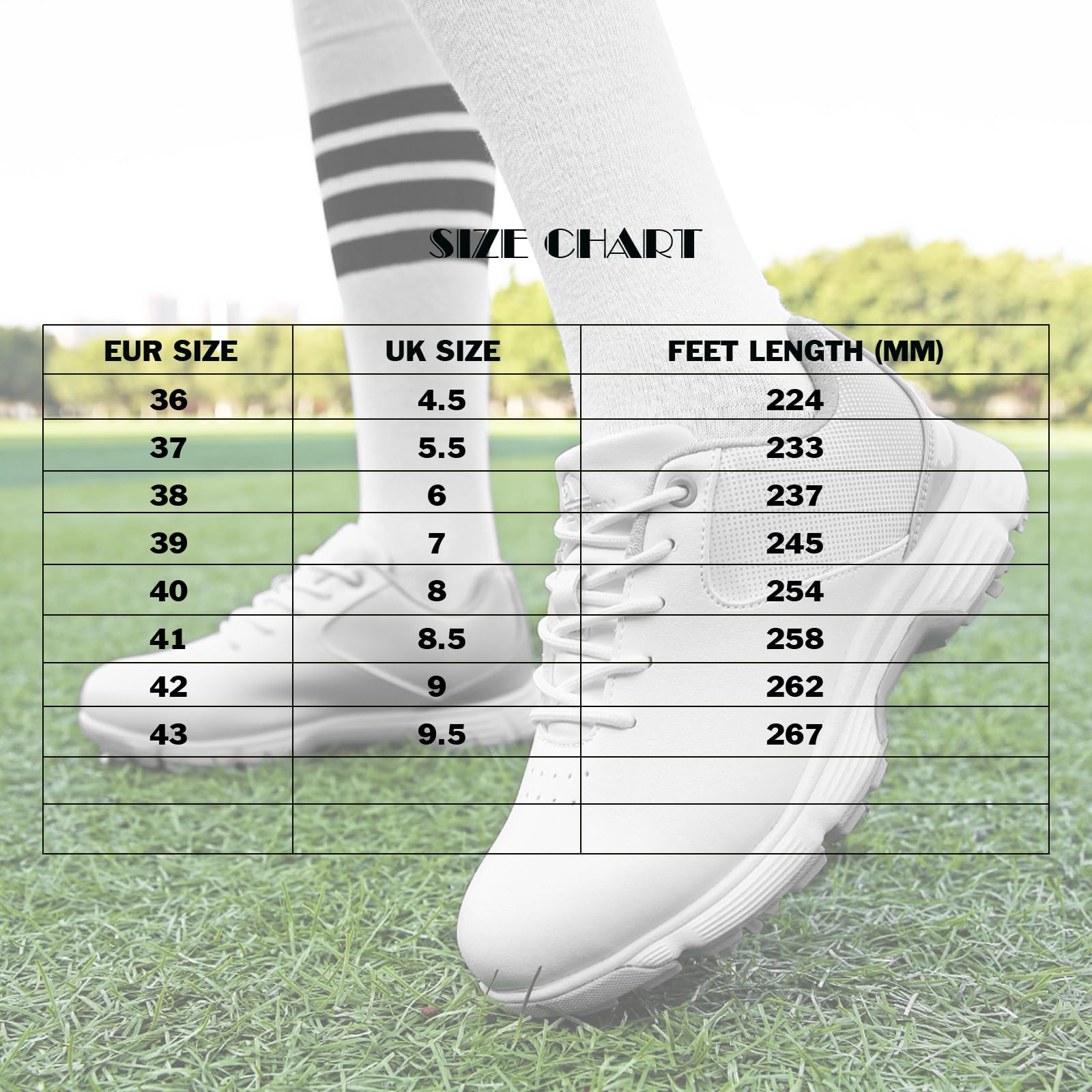 Mujer Zapatos De Golf, Impermeables Zapatillas De Golf Ligeras con Pinchos para Niñas, Zapatos De Golf Antideslizantes para Mujer para Entrenar Tallas 36-43