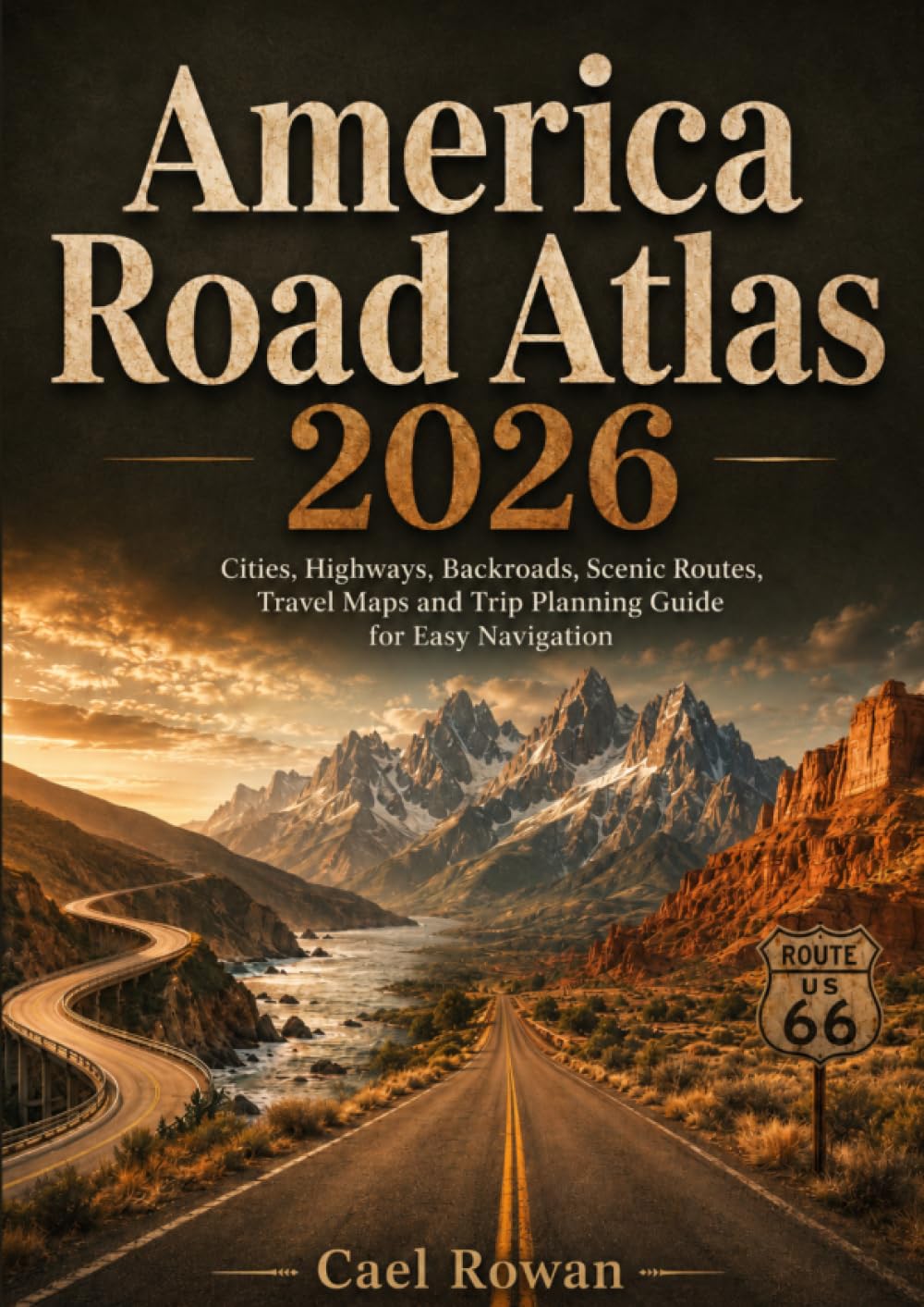 America Road Atlas 2026: Cities, Highways, Backroads, Scenic Routes, Travel Maps and Trip Planning Guide for Easy Navigation
