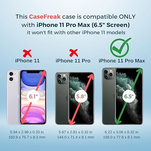 Miniatura 4 de i11pm - Funda transparente y protector de pantalla, Mag-Safe compatible con construcción magnética, protección de cuerpo completo a prueba de