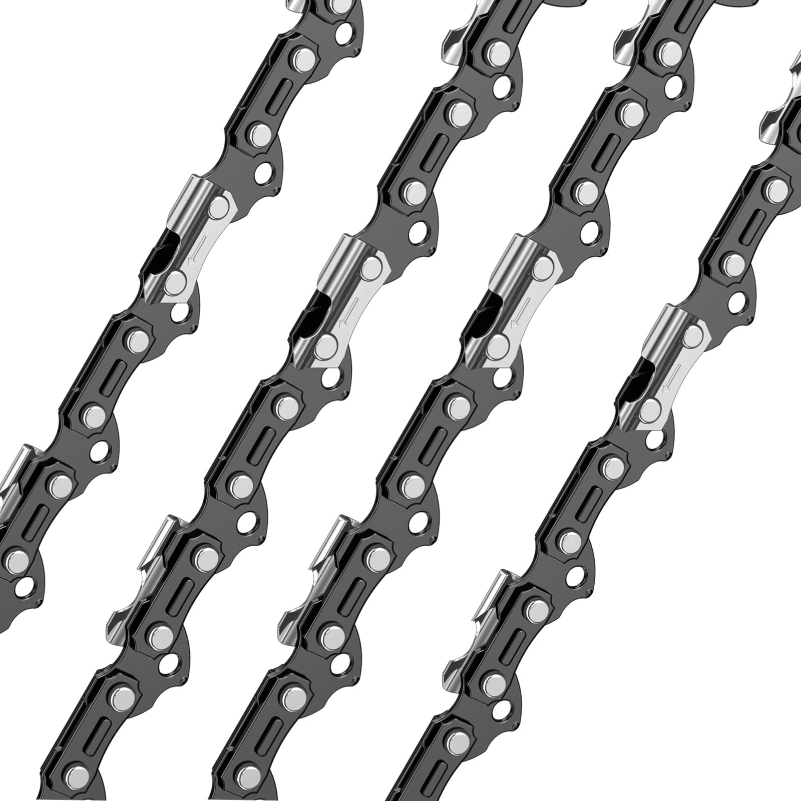 4 Cadenas de Motosierra 0.325" 74 Eslabones 1,6 mm 45 cm 063
