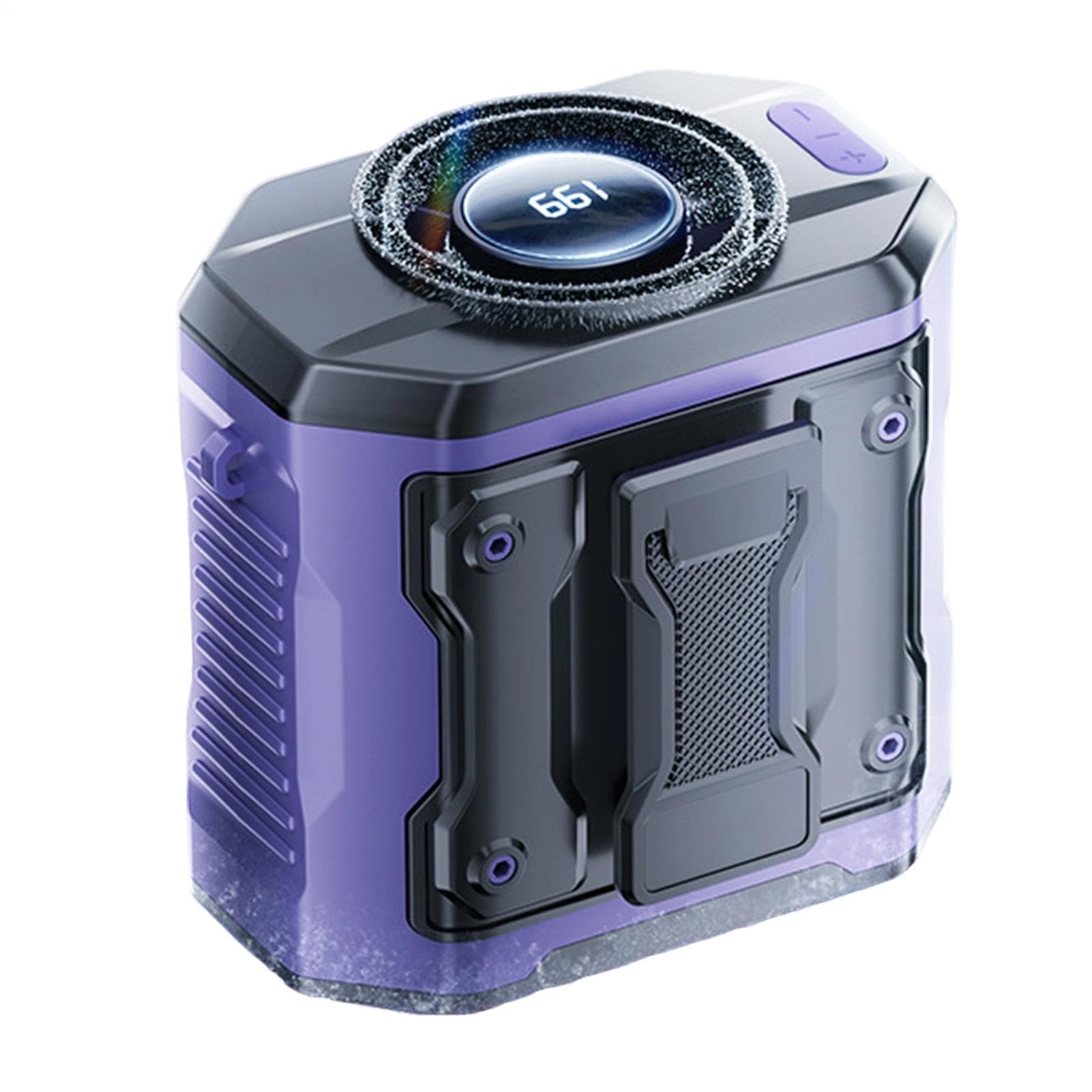 Ventilateur de taille à clip portable et rechargeable avec pince de ceinture