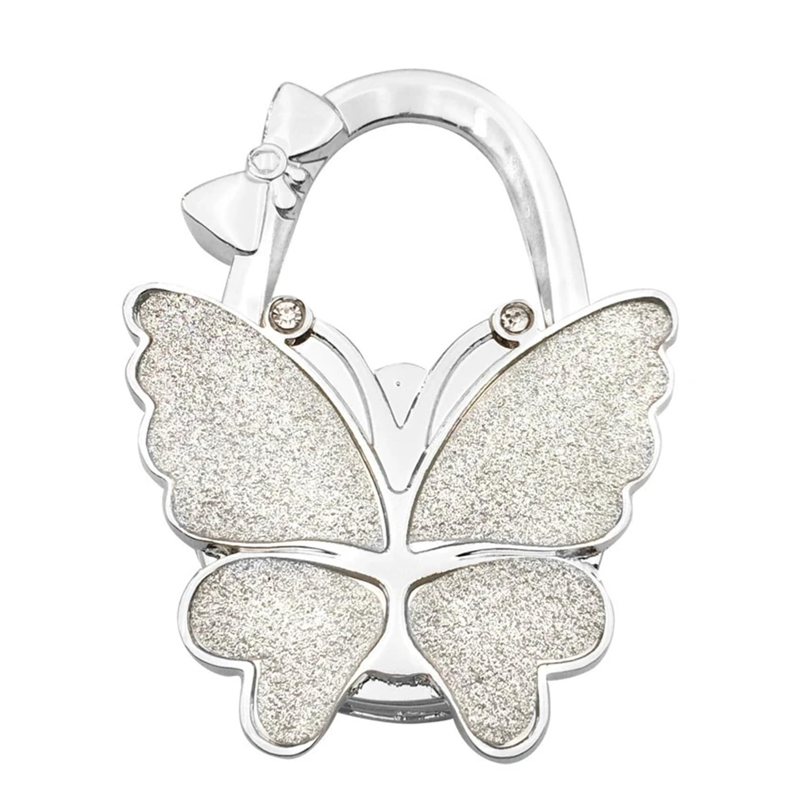 ZYAGH Elegant Bag Hook Portable Butterfly Bowknot Table Hanger(005)
