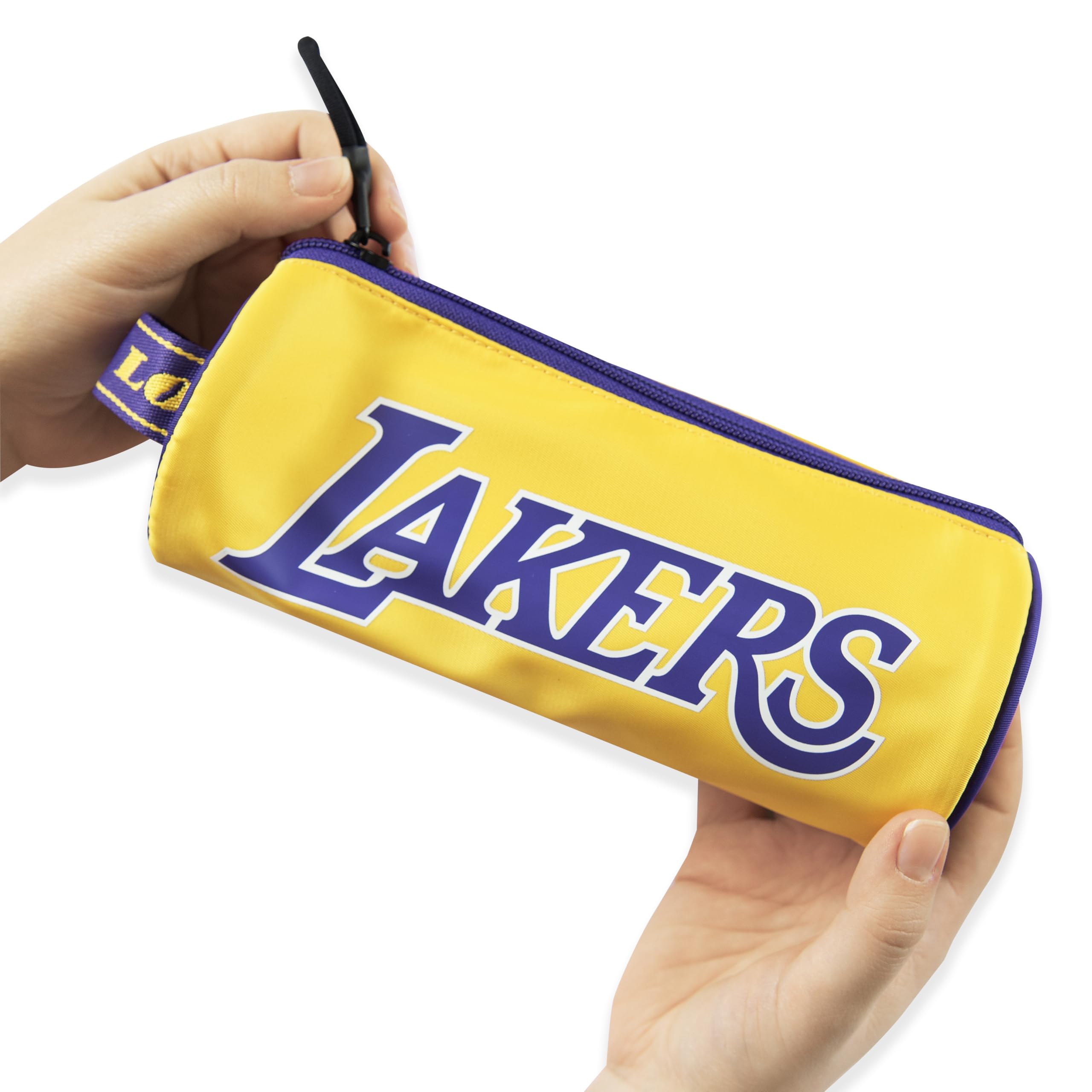 NBA - Astuccio Tombolino Ufficiale NBA, Leggero e Compatto, con Pratica Chiusura a Zip, Ideale per Penne, Matite e Cancelleria, 21x6,5x6,5h cm - 3