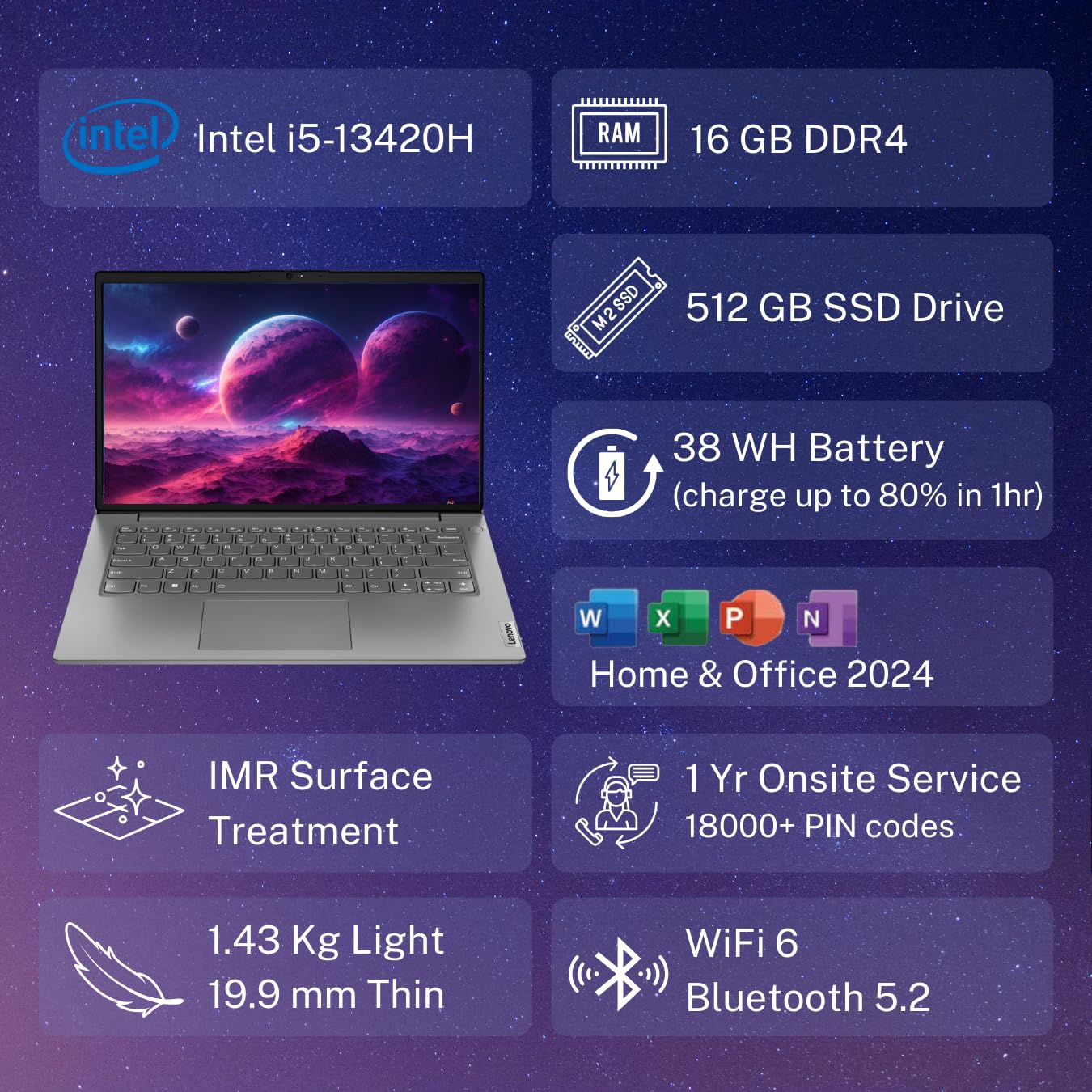 Lenovo V14 Intel Core i5 13th Gen 14