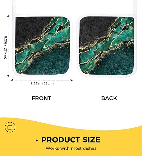 Miniatura 9 de Juego de 2 soportes para ollas de Acción de Gracias para cocina, platos de cacerola, almohadillas a prueba de calor con lazo para colgar,