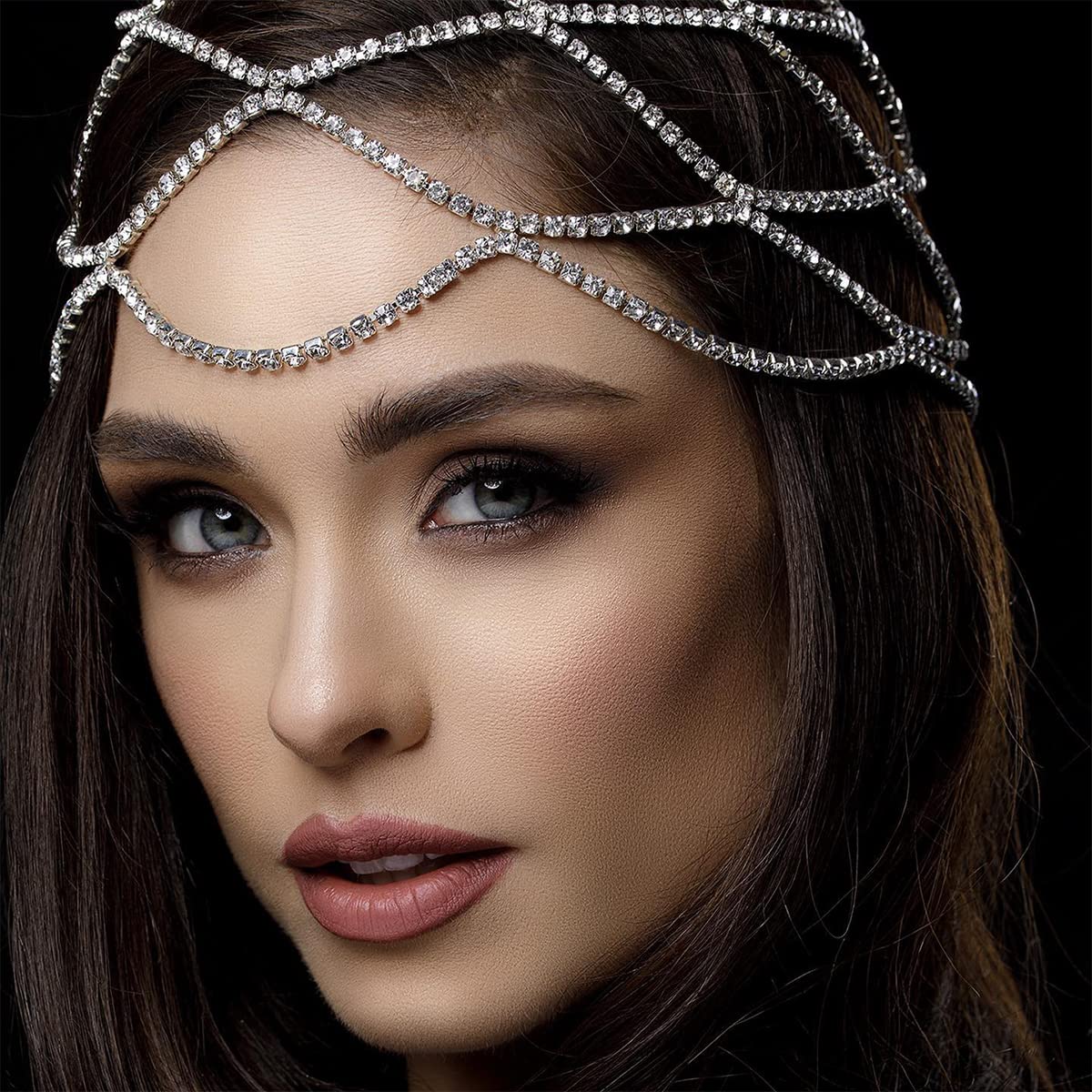 Fascia per capelli con catena Stonefans Favoloso copricapo in