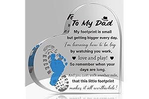 Maitys Fathers Day Gifts Heart Acrylic Keepsake