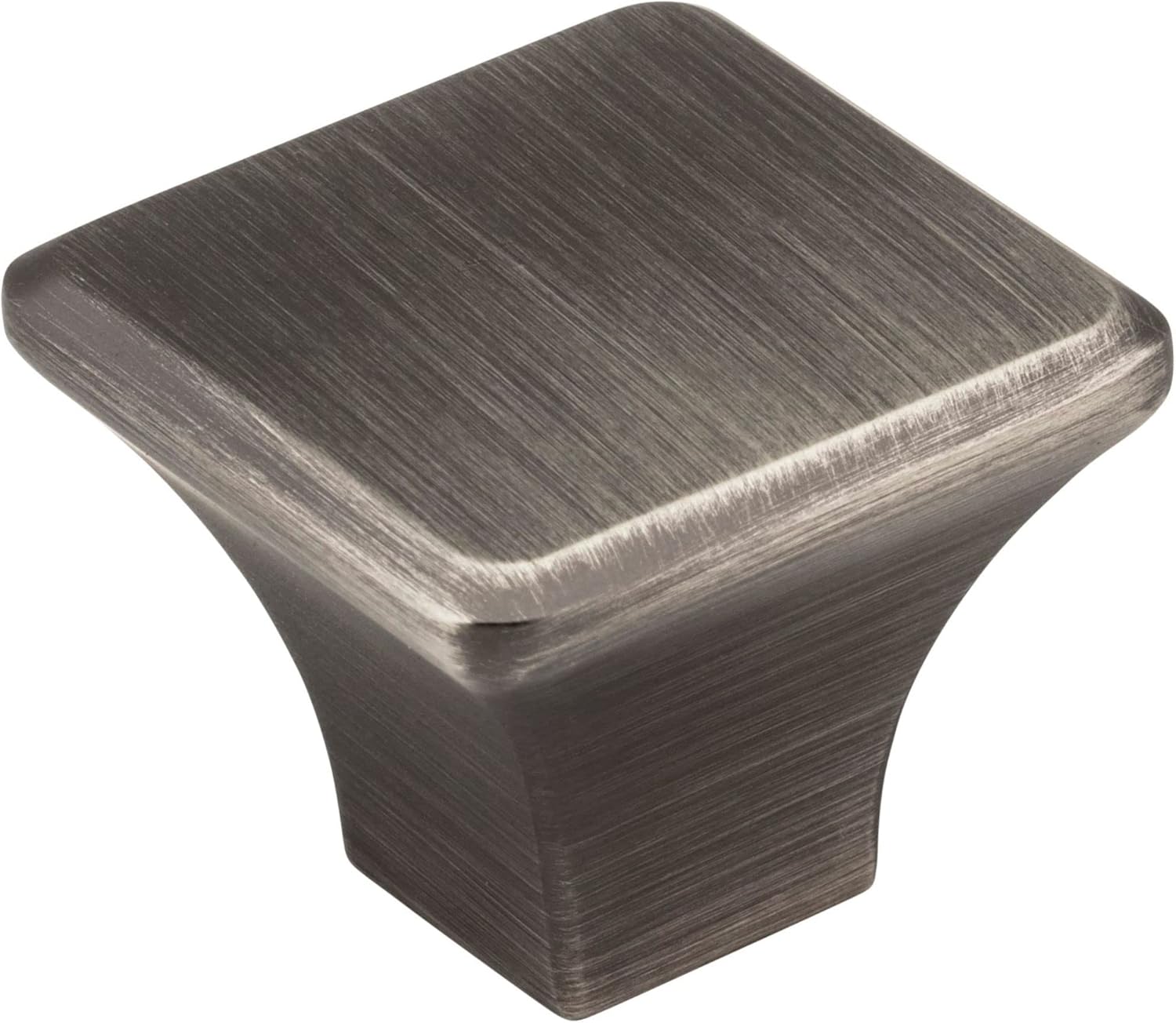Jeffrey Alexander 972L-BNBDL Marlo Cabinet Knob, Brushed Pewter