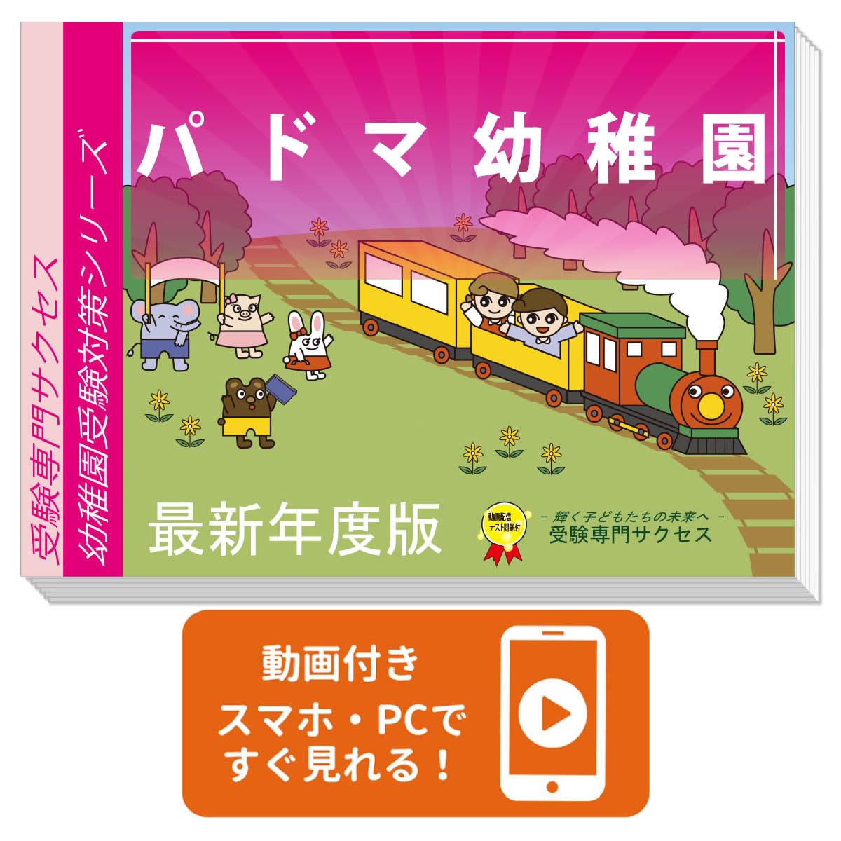 幼稚園受験対策本・DVDセット 2027 パドマ幼稚園 受験合格セット 問題集 過去問の傾向 対策問題集(3