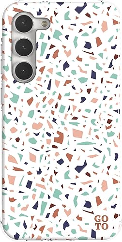 GoTo Funda transparente con estampado de guepardo para Samsung Galaxy S23+, con protección duradera contra caídas y diseño fino