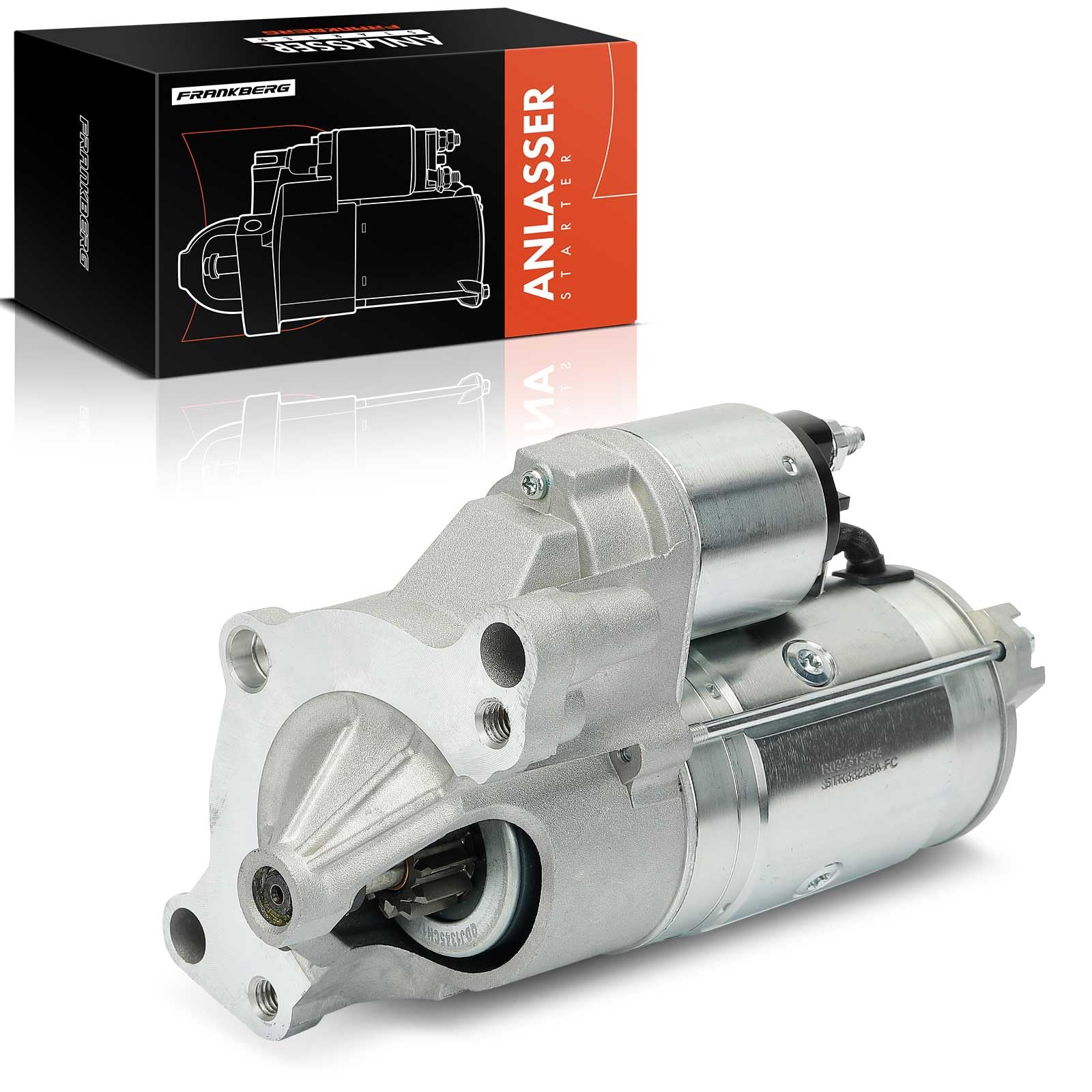 Frankberg Démarreur pour voitures, 2,5 kW, 12 V, 11 dents D8R28, 5802AW | Compatible avec: Grandland X A18 P1UO, 308 II L3 LB LH LP LW, 3008 SUV M4 MC MJ MR, Ulysse 179, C6 TD