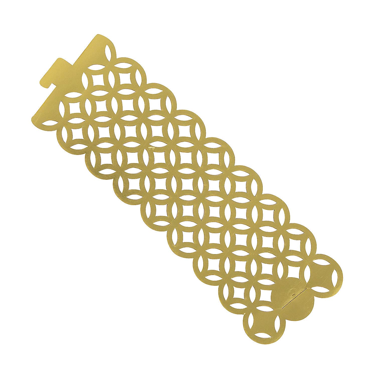 Gold Foil Laser-Cut Votive Candle Holder Wrappers, 50 Pieces