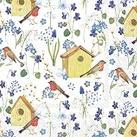 Vista 1 de Boston International IHR Servilletas de papel de 3 capas, 20 unidades, tamaño de cóctel, cupcakes gato