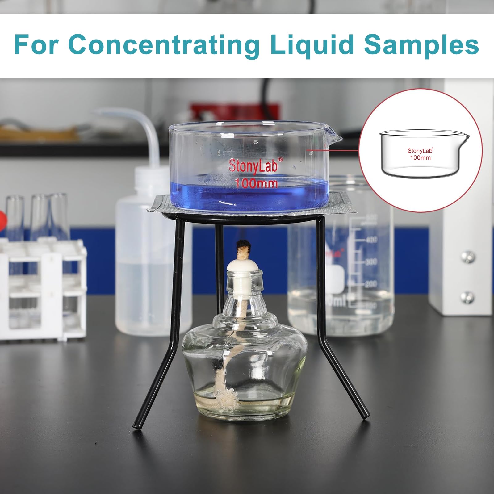Borosilicate Crystallizing Dish - 100ml, Spout & Rim -6 Borosilicate Crystallizing Dish - 100ml, Spout & Rim -6