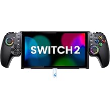 OKETY Controller for Switch 2 with Hall Effect Joysticks/Hall Triggers, Ergonomic Grip & Built-in Kickstand -Turbo/Macro/6 Game Card Slot | Compatible with Switch 2 Only