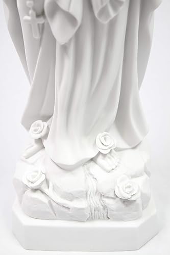 Miniatura 6 de Vittoria Collection Estatua de Nuestra Señora de Lourdes de 27 pulgadas fabricada en Italia para jardín interior y exterior