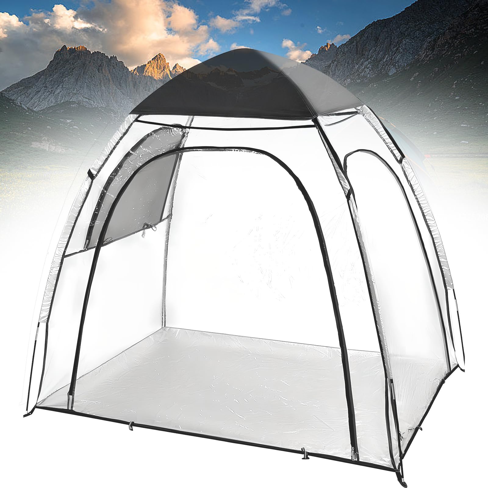 アウトドアテント Amazon.co.jp: CYTBEK 1-2 人用 540°全周ビュー屋外テント、ジッパー