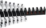ToolBox Widget Wrench Organizer Pro Series 4.0 – Magnetic Wrench Holders for Tool Drawer – Modular Toolbox Organizer System – Tool Storage for Professional & DIY Mechanics - 1 Pack, 12 Holders