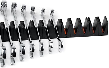 ToolBox Widget Wrench Organizer Pro Series 4.0 Magnetic Wrench Holders for Tool Drawer Modular Toolbox Organizer System Tool Storage for Professional & DIY Mechanics - 1 Pack, 12 Holders