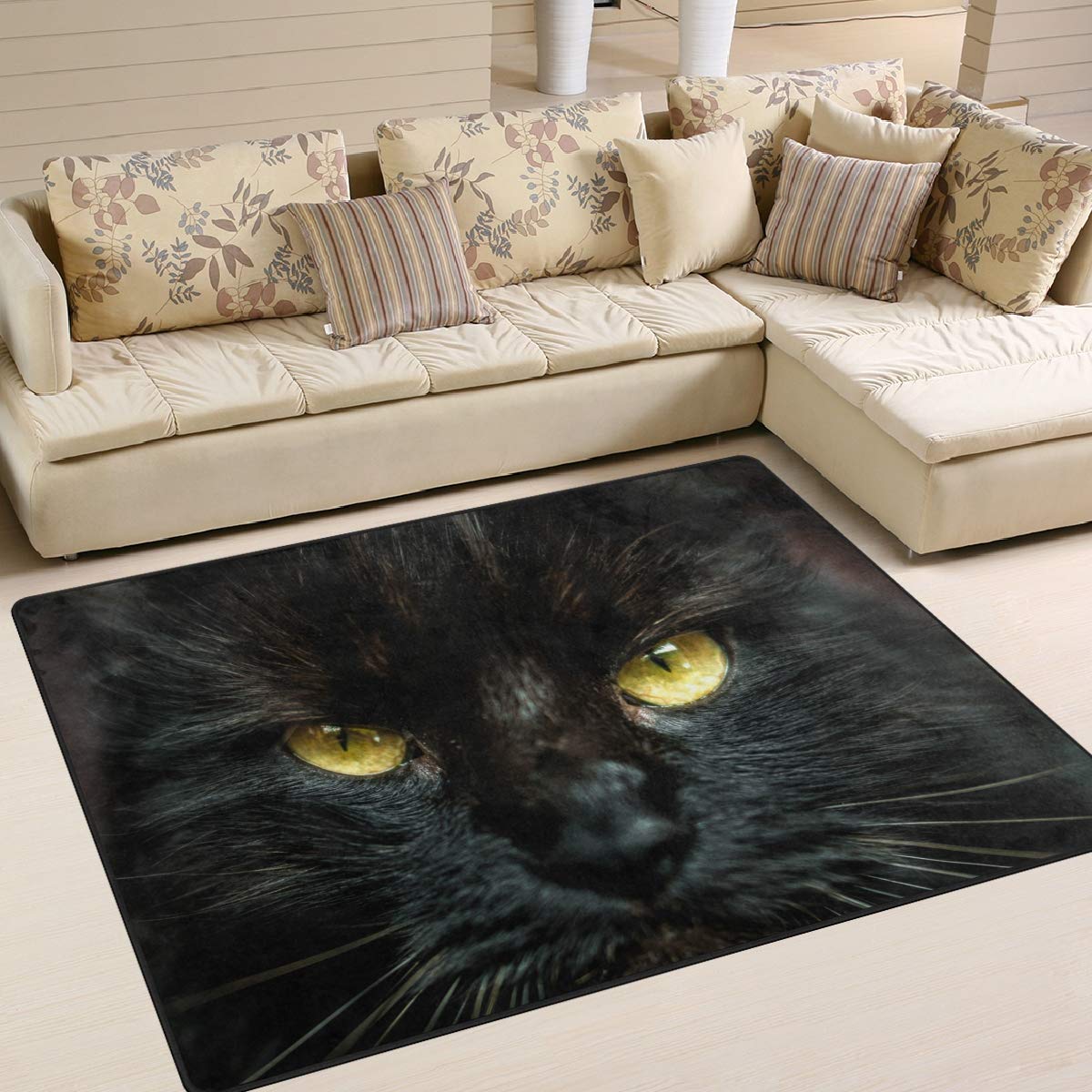 Amazon | ラグ カーペット 洗える 滑り止め付 120×160 長方形