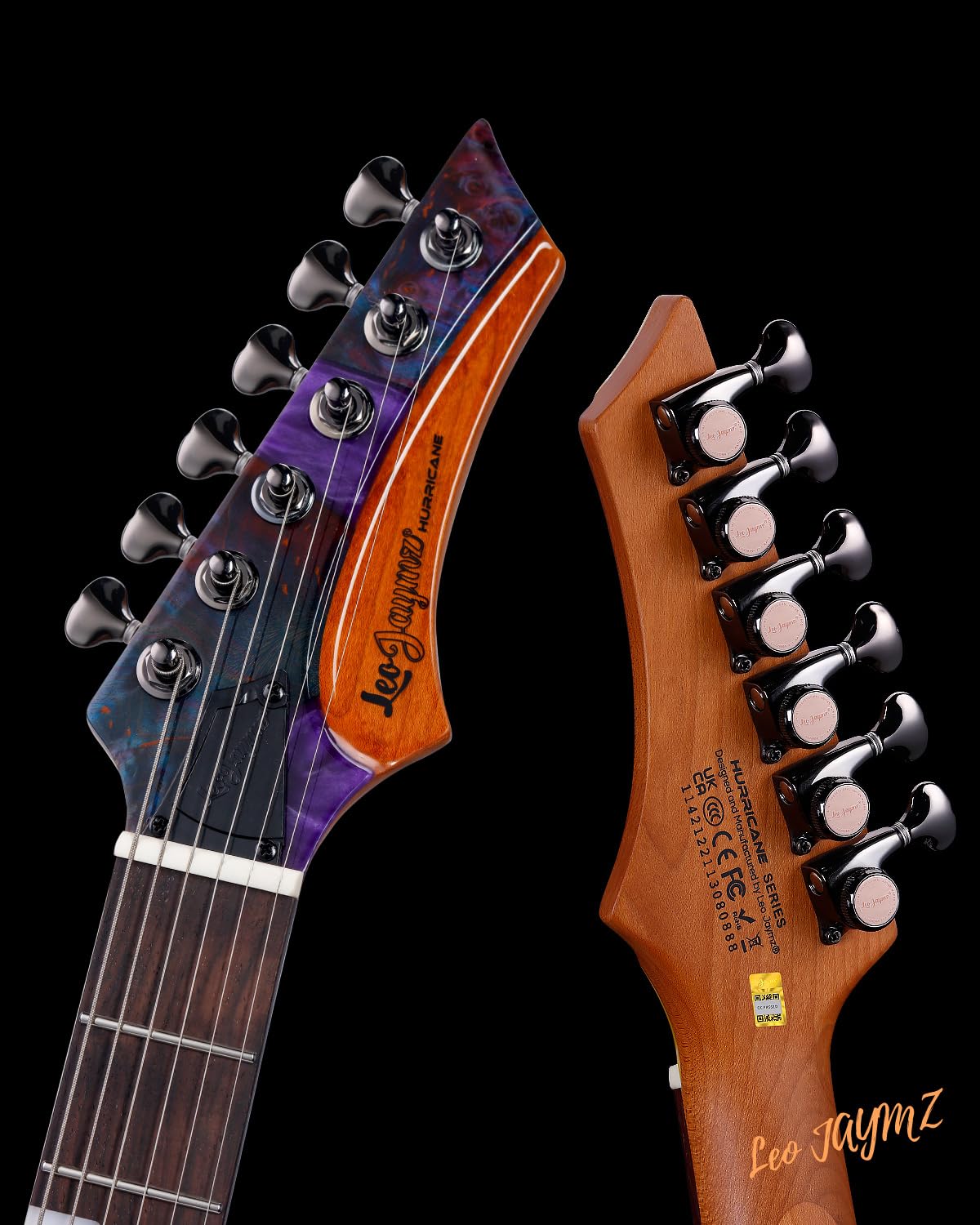 Amazon.co.jp: Leo Jaymz エレキギター ハリケーン デラックスシリーズ