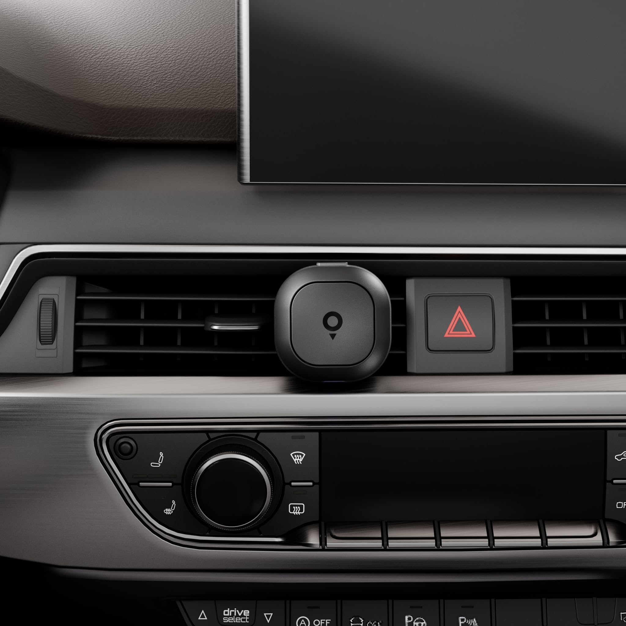 TomTom magnetyczny uchwyt do kratki wentylacyjnej stabilnie i bezpiecznie utrzymuje Twojego asystenta drogowego Tom