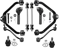 Vista 149 de Detroit Axle - Kit de suspensión delantera RWD de 10 piezas para Chevy GMC Silverado Sierra 1500 1999-2006, 2 brazos de control superior, 2 rótulas