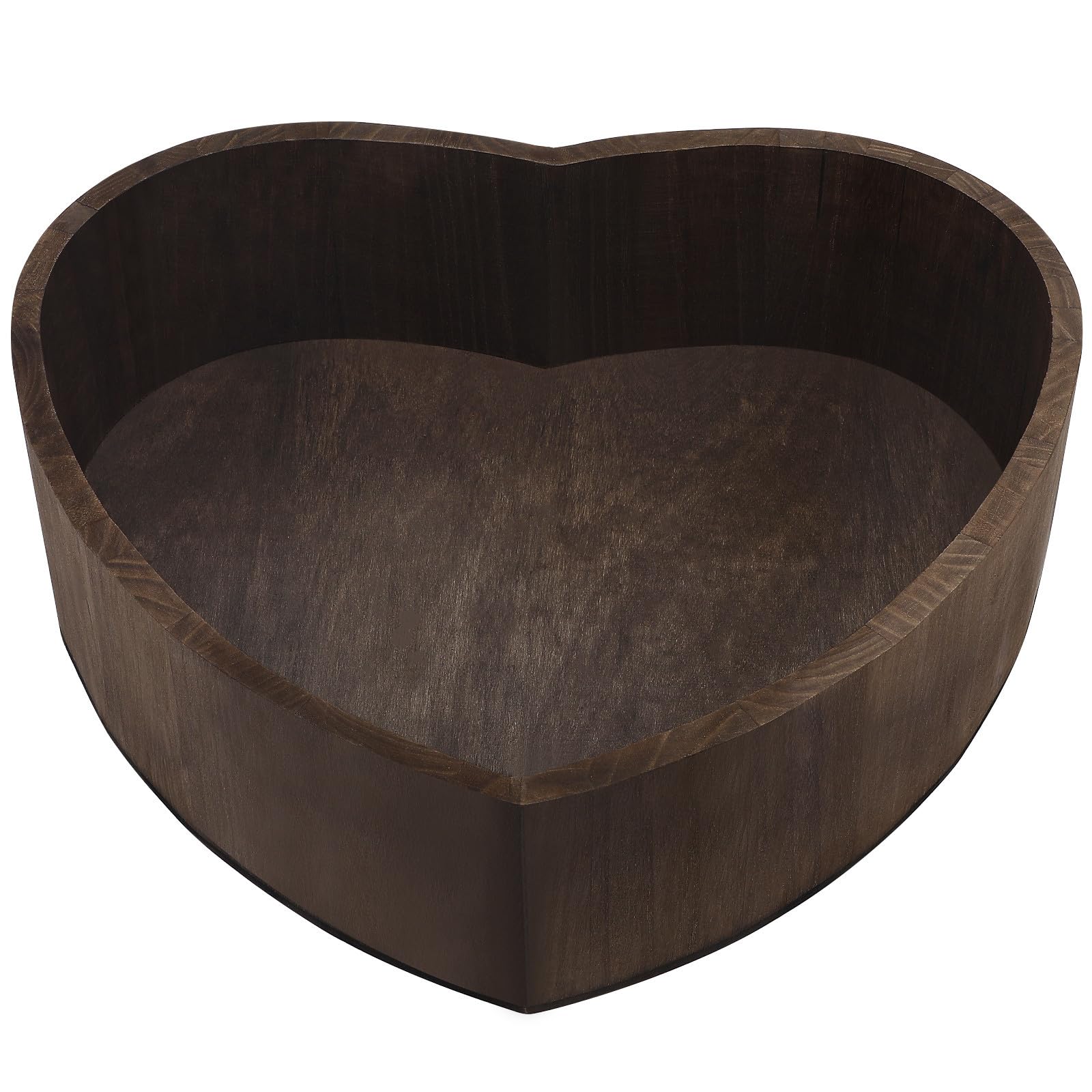 TOYANDONA Cesta para Posar para Bebés en Forma de Corazón de Madera Color Café, Accesorio para Fotografía de Recién Nacidos Adecuado para Sesiones de Photo Shoot