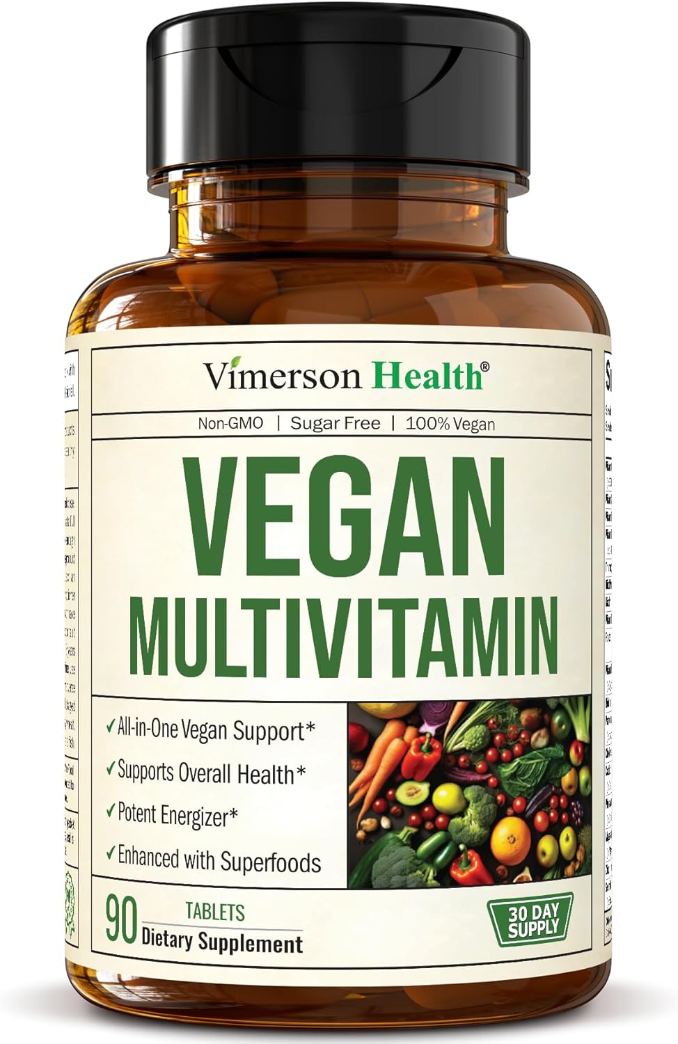 Vegan Multivitamins for Women & Men – Multivitamin & Multimineral Supplements for Energy, Focus and Overall Health. Daily Vegan Vitamins A, C, D, E & B12, Zinc, Calcium, Magnesium & More. 90 Tablets Vegan Multivitamins for Women & Men – Multivitamin & Multimineral Supplements for Energy, Focus and Overall Health. Daily Vegan Vitamins A, C, D, E & B12, Zinc, Calcium, Magnesium & More. 90 Tablets