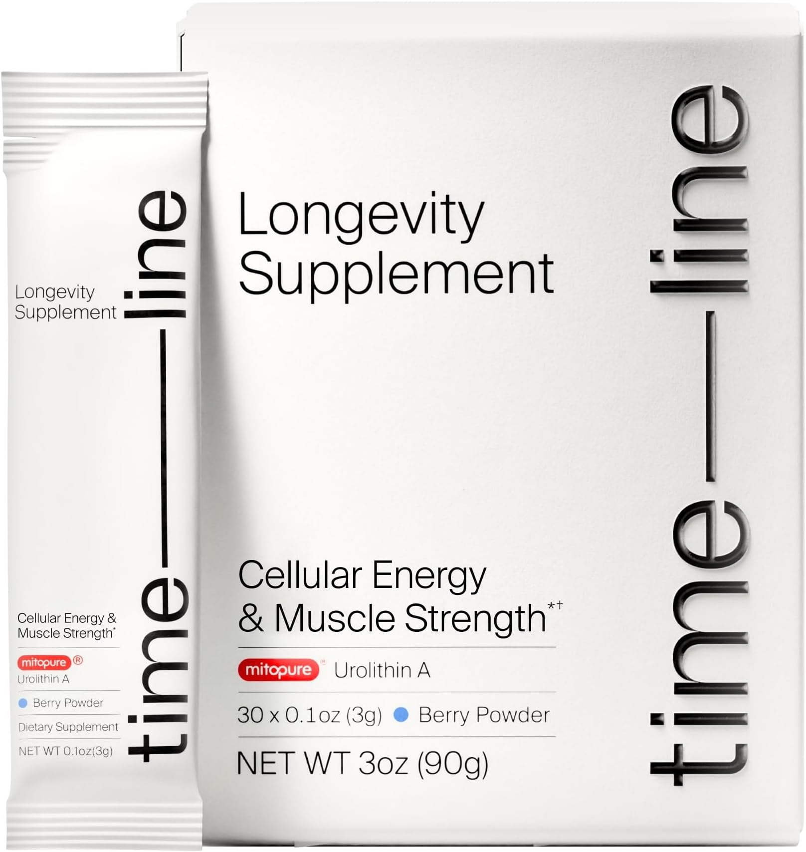 Mitopure Urolithin A Supplement Powder 500 MG- Clinically Proven Support for Healthy Aging and Cellular Renewal - Mitoceutical for Muscle Support and Longevity