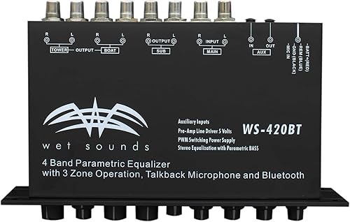 Miniatura 3 de EQ de doble banda con Bluetooth, control de 3 zonas y micrófono integrado por Wet Sounds