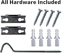 Yafa Home Fashion Heavy Duty Adjustable Curtain Rod 26-48 Inch Stainless Steel White 2.5" Projection Hardware Included