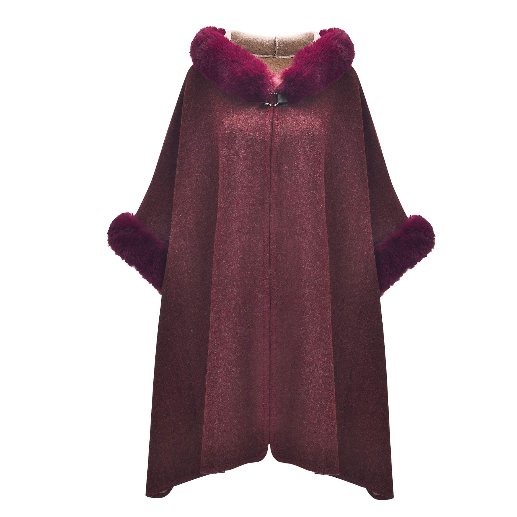 Proumhang Cape En Fausse Fourrure Pour Femme,Haussement D'épaules En