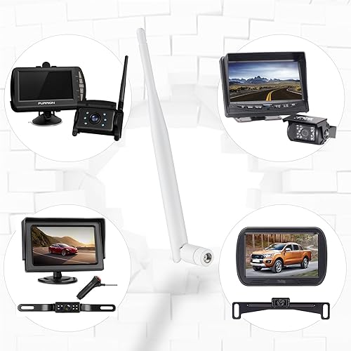 Miniatura 5 de Antena WiFi de doble banda de 2.4 GHz 5 GHz 9dBi con conector macho PR-SMA para cámara de seguridad Reolink Grabadora DVR Router WiFi Monitor de