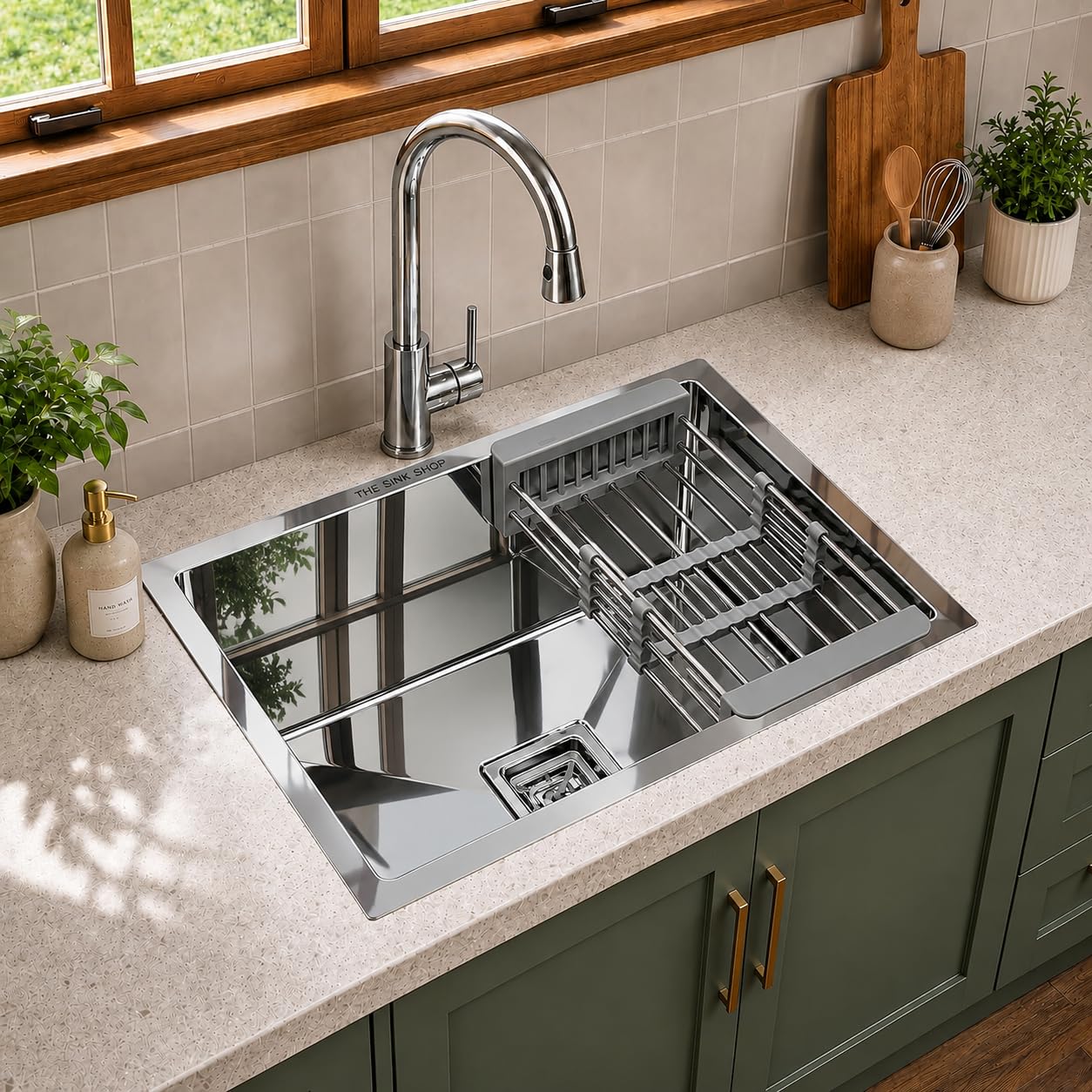 Stainless Steel Double Bowl Kitchen Sink - THE SINK SHOP -25