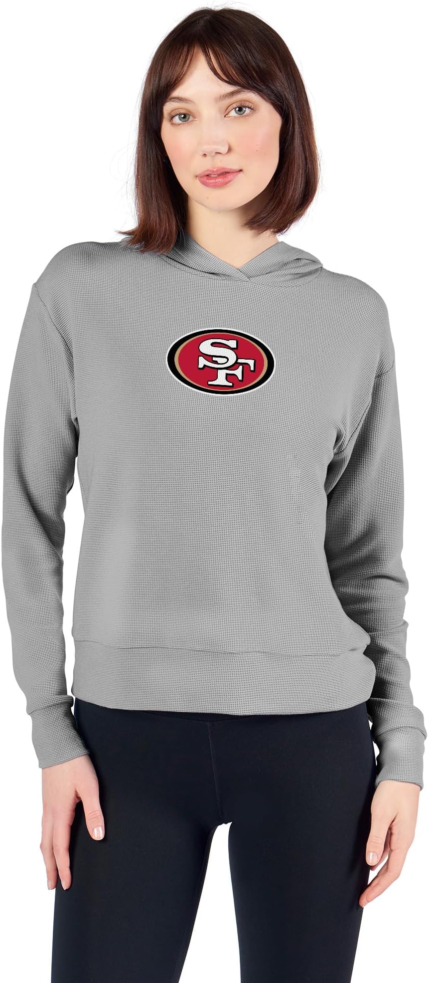 NFL Women's Soft Pullover Hoodie, Warm Comfortable Sweatshirt with Team Logo, Cozy Long Sleeve Fan Apparel