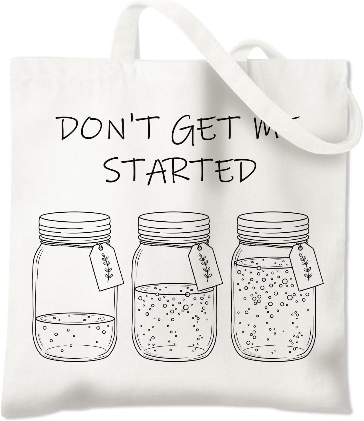 BIDODABADIl Baker Gifts Tote Bag - Baking gifts Canvas Tote Bag, Hostess Gift Canvas Shopping Bags, 14.9x14.5 Inch