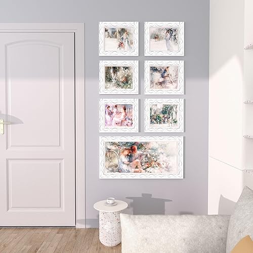 Miniatura 6 de Duzzy Moldura Decorativa para Pared, 16.4 pies autoadhesiva flexible DIY para despegar y pegar moldura corona moldura de techo adecuada para borde