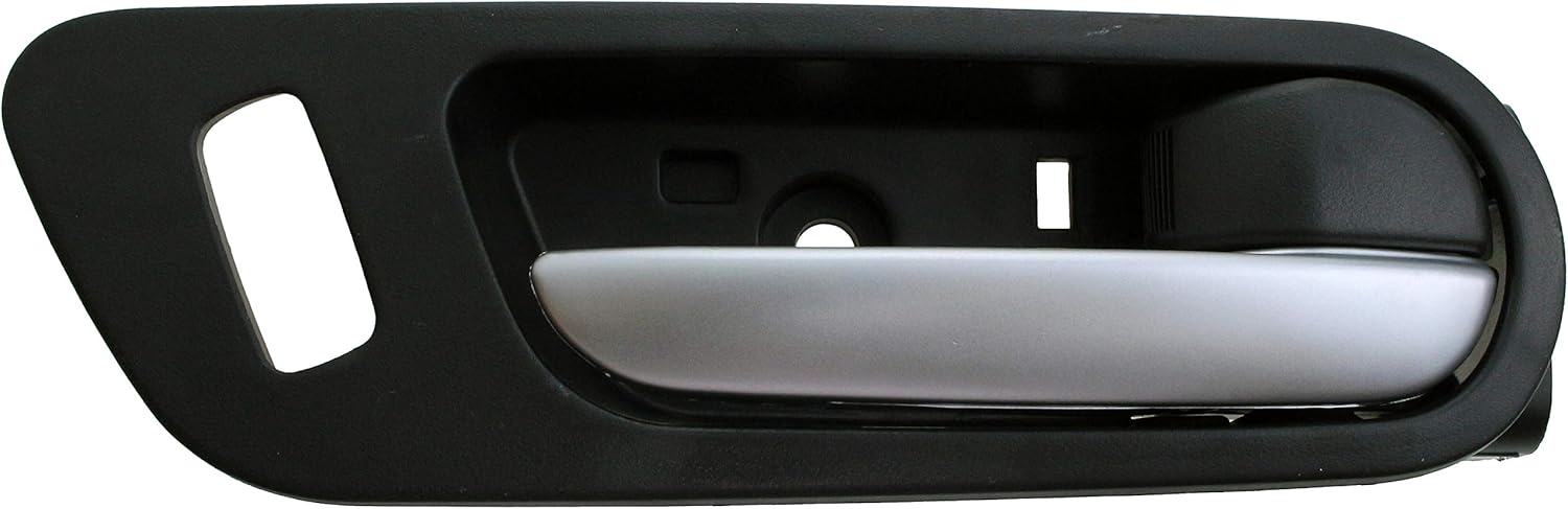 Dorman 96544 Front Passenger Side Interior Door Handle Compatible with Select Mazda Models, Black; Chrome