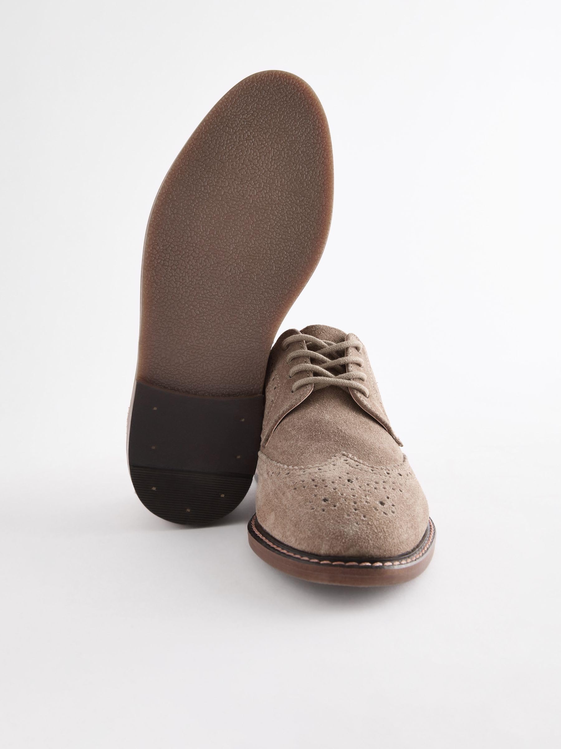 NEXT Ragazzo Scarpe Brogue in Pelle Stringate
