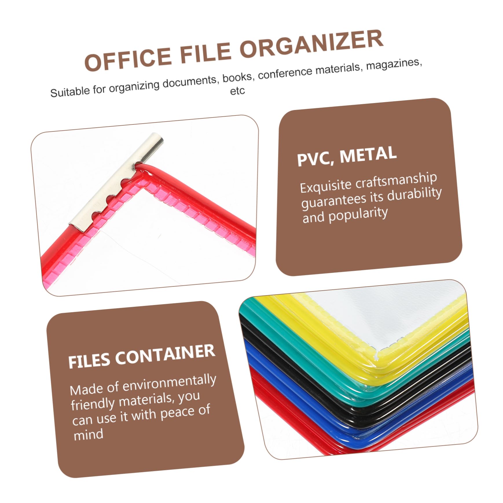 Artibetter Riviste Sospeso in Materiale Leggero e Resistente Organizzatore Per Documenti Occupa Per Ufficio e Casa