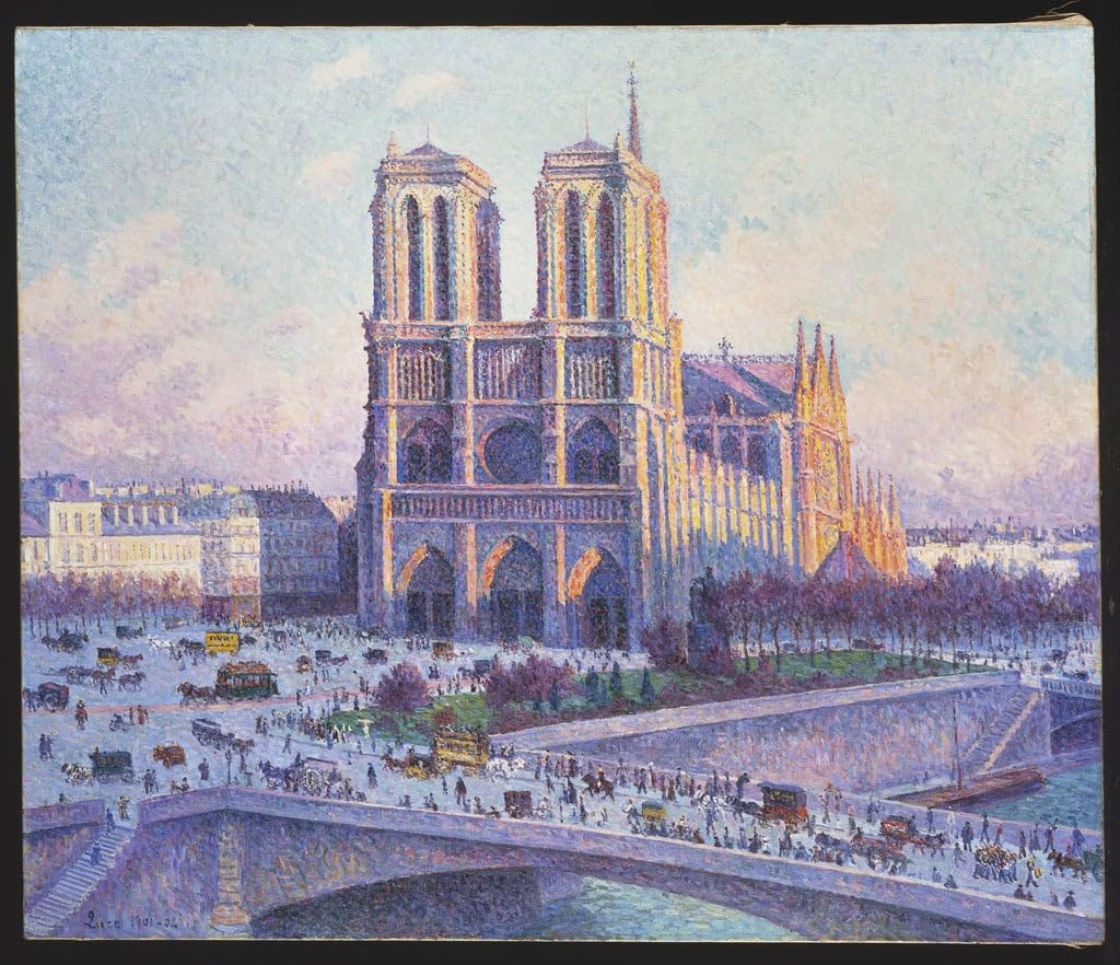 Lienzo de París de 60x90cm de Maximilien Luce: arte ideal para decorar su dormitorio con estilo 5