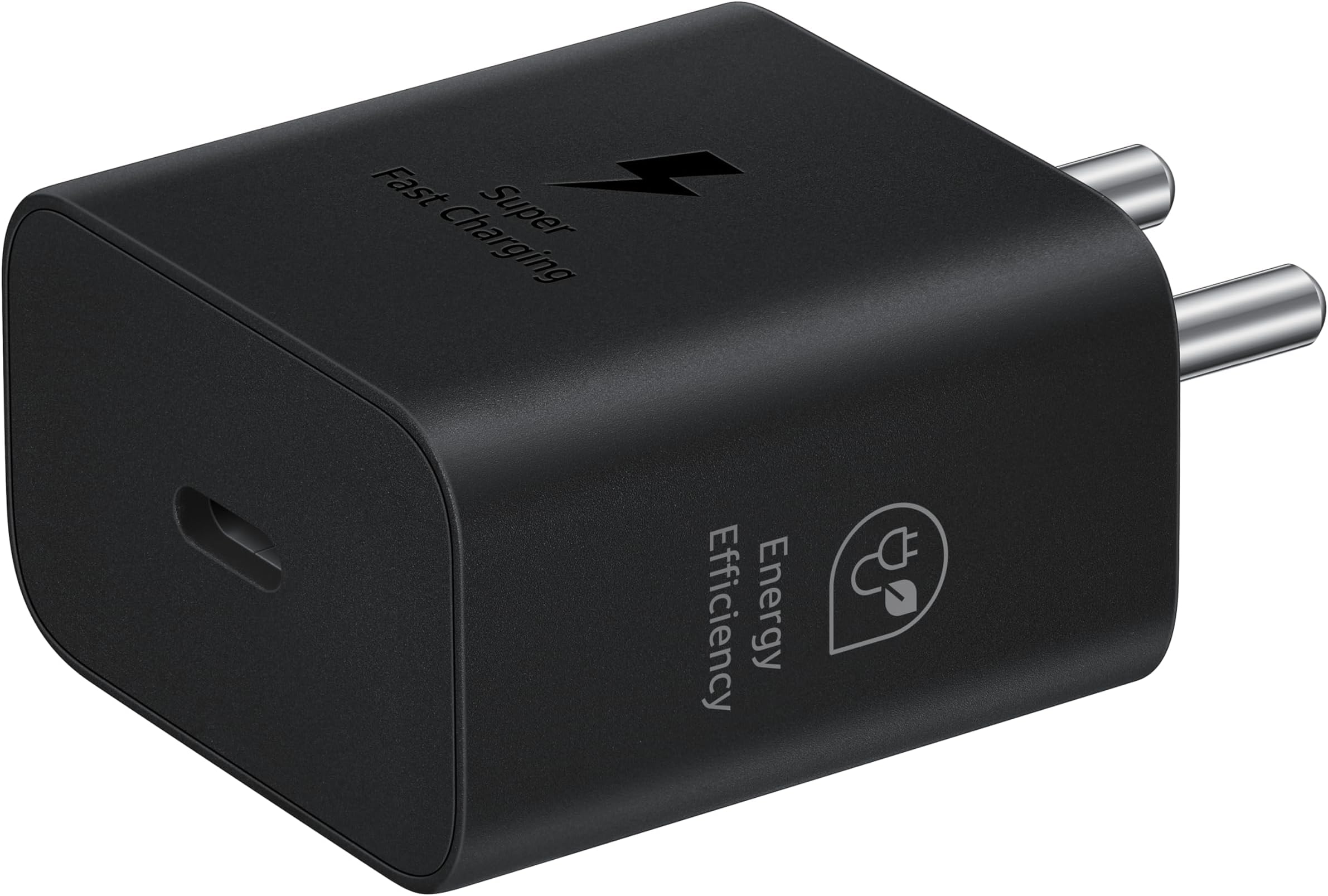 Original 25W USB Type-C Travel Adaptor Without Cable for Google Pixel, Xiaomi, Motorola, iPhone, Samsung Galaxy Tab S/A Series, Galaxy S10/M54/M55/A80/A90/S25/S24, Black