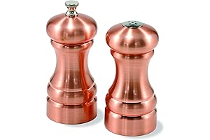 Columbia Copper Salt Shaker and Pepper Mill, Olde Thompson
