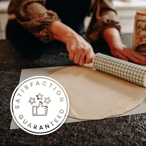 Miniatura 5 de Papersaurus - Papel pergamino natural de 12 x 16 pulgadas para panaderos (150 piezas) - Hojas precortadas antiadherentes - Grado alimenticio -