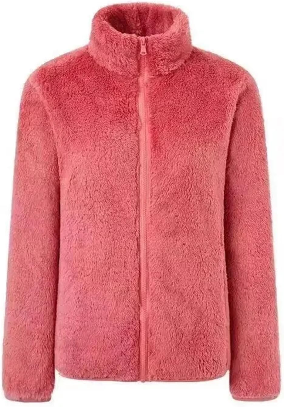Women's Fleece Coat Warm Thicken Jacket Two Sided Wear Polar Fabric